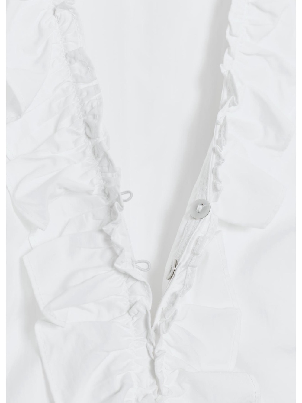 Zara NWT Ruffled Halter cotton top - Picture 7 of 7